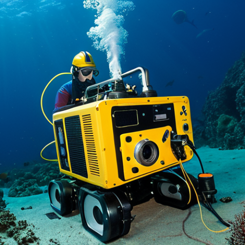 Home 11 Deep-Sea Exploration**
"A fully clothed marine geologist using ROV equipment to explore a hydrothermal vent in the deep ocean, surrounded by unique marine life, safe for work, appropriate content, professional setting, perfect anatomy, correct proportions, well-formed hands, natural body proportions, underwater photography, high quality, professional."
**