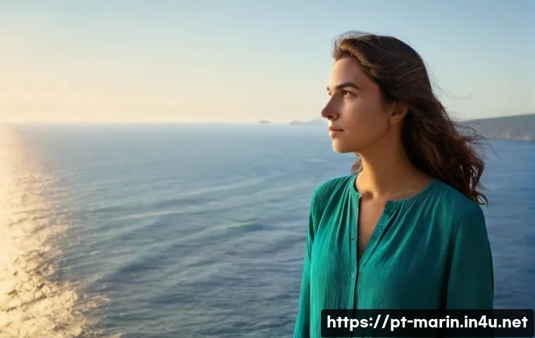 해양 교육과 학습 - **Prompt 1: Deep Blue Contemplation on the Portuguese Coast**
    A wide, cinematic shot of a young ...