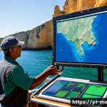 Home 22 해양 정보 네트워크 - **Prompt:** A vibrant, serene underwater scene off the Portuguese coast, bathed in soft, ethereal su...